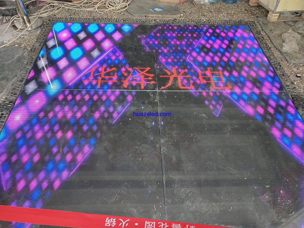 杭州萧山商场互动感应LED地砖屏